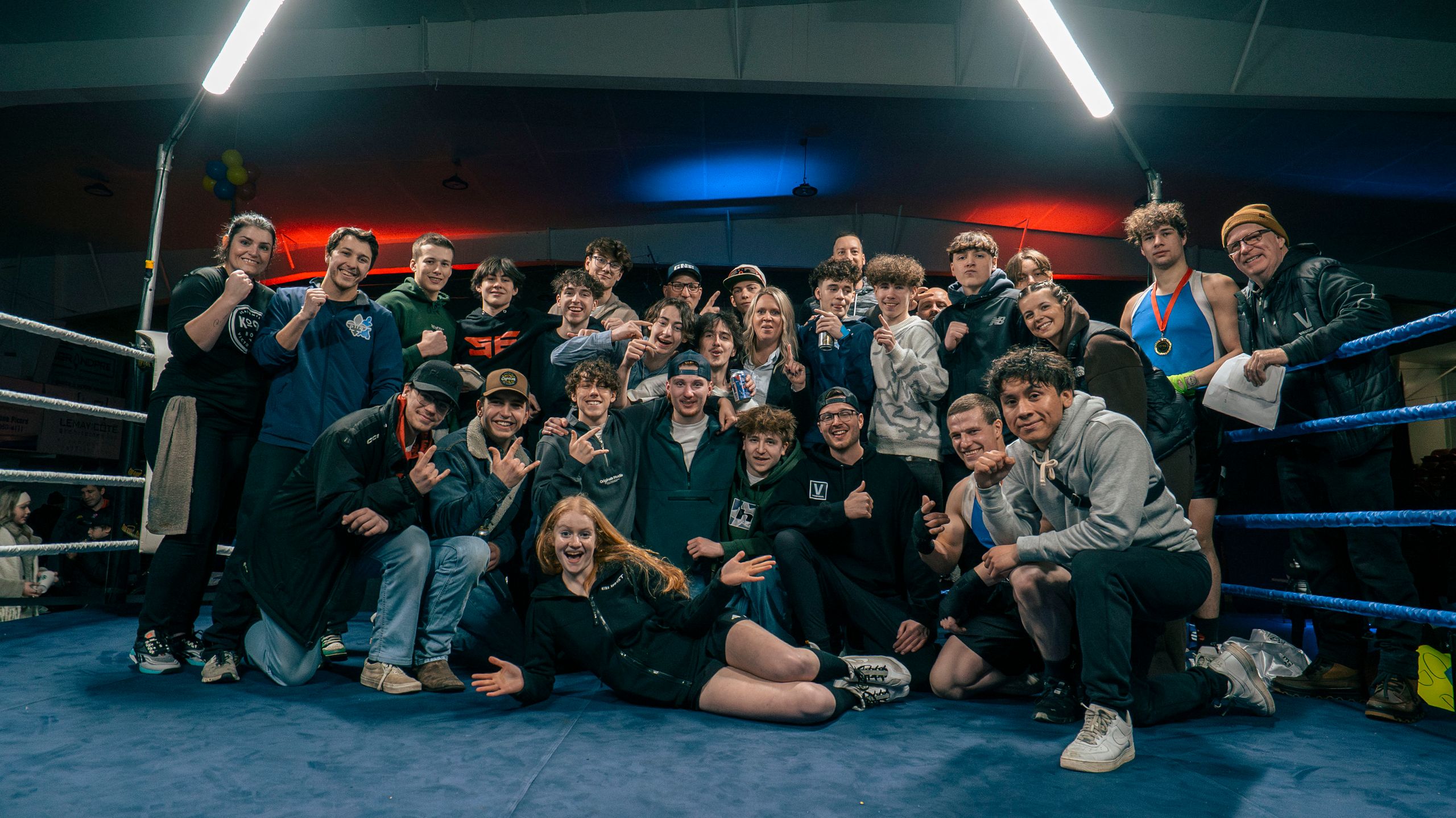 Équipe KO96 dans le ring